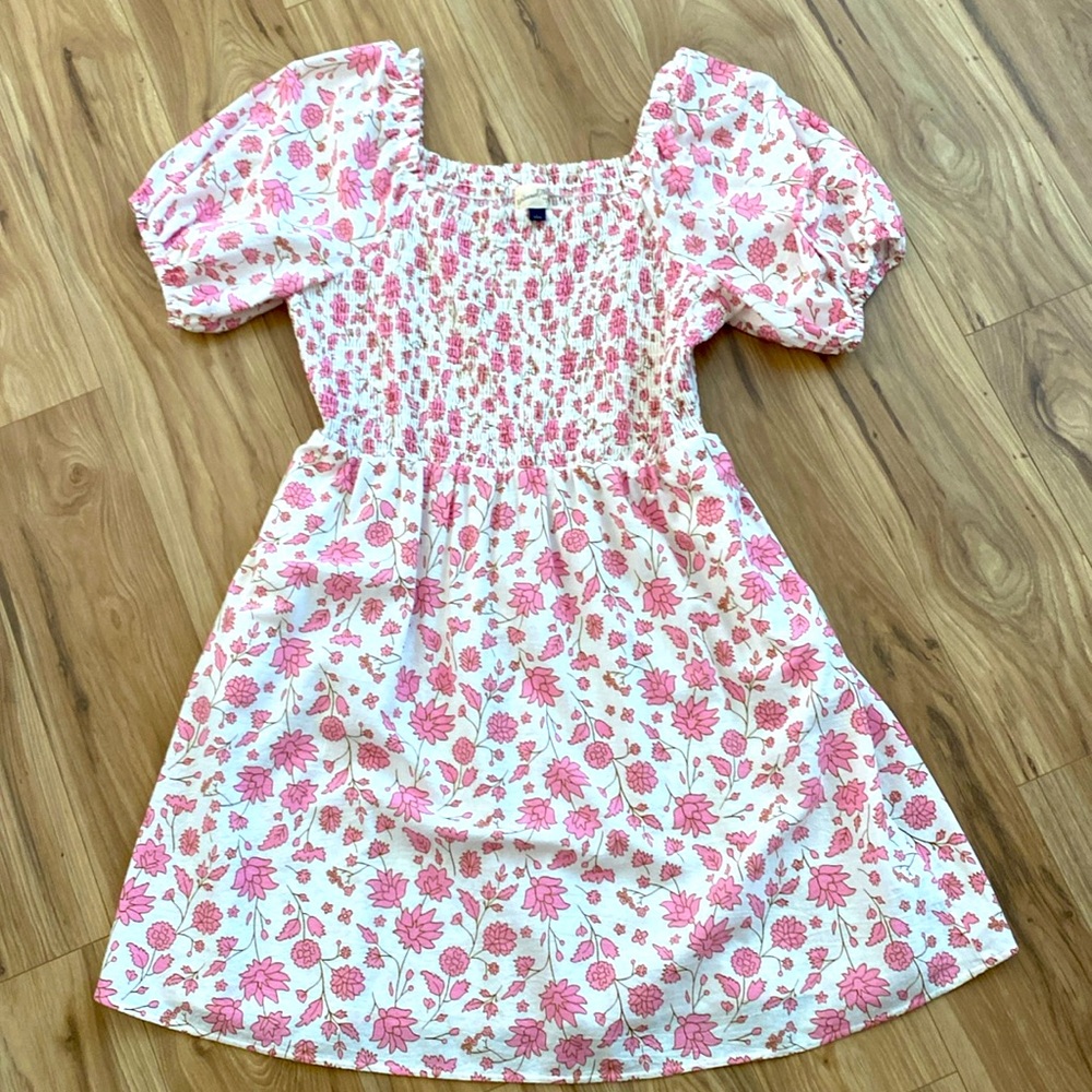 Whimsical Floral Smocked Dress